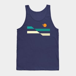 Abstract beach sunset Tank Top